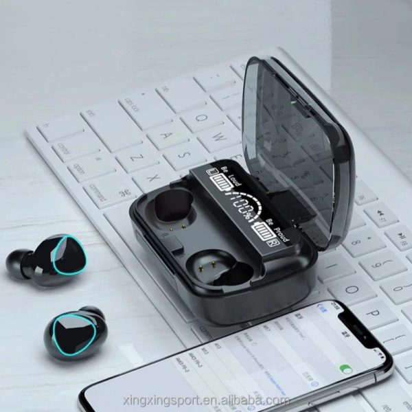 Wireless Earphones Bluetooth 5.1 | TWS with LED Display & Charging Box | Touch Control