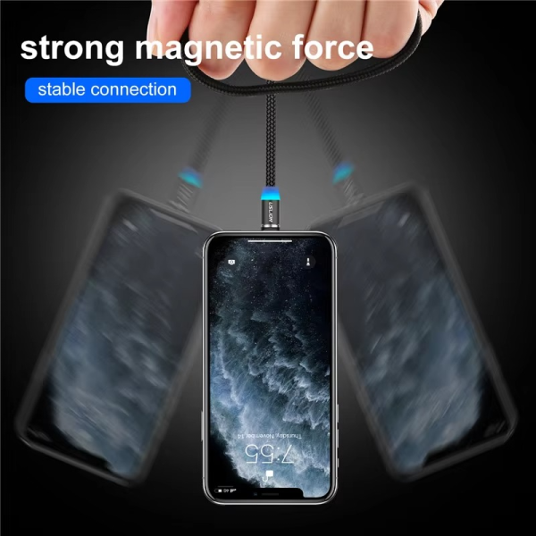 3-in-1 Magnetic Charging Cable | Fast Charge for iPhone, Type-C & Micro USB