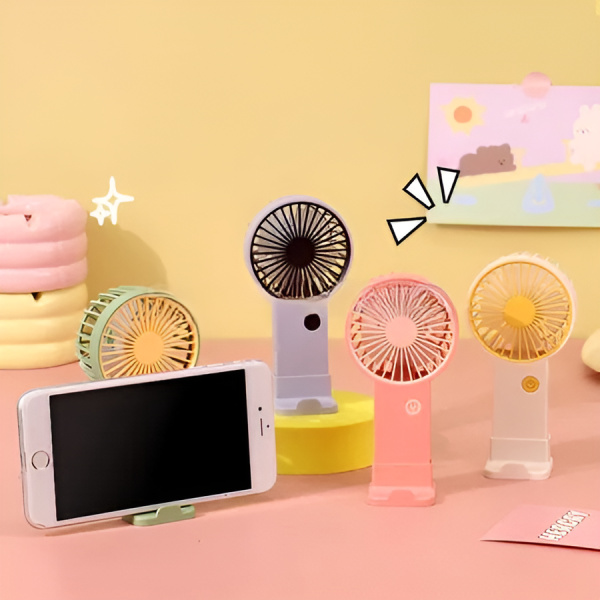 Mini Rechargeable Hand Fan | Portable Cooling for Summer