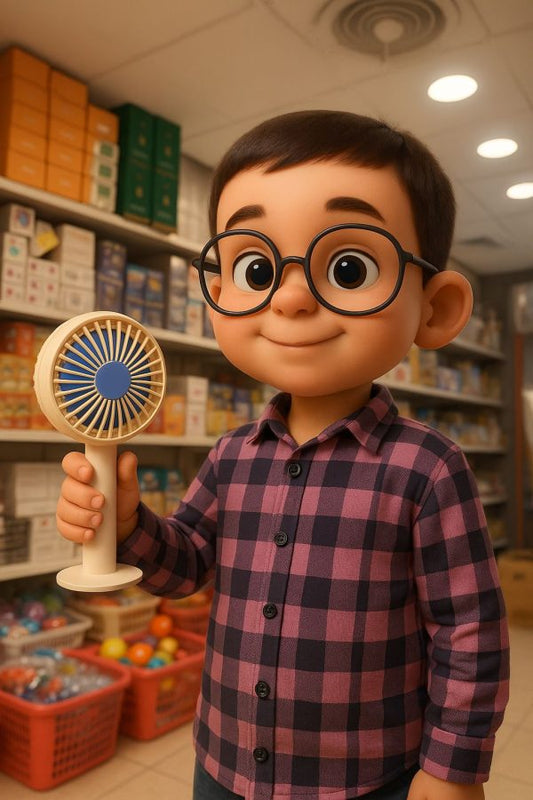 Mini Rechargeable Hand Fan | Portable Cooling for Summer