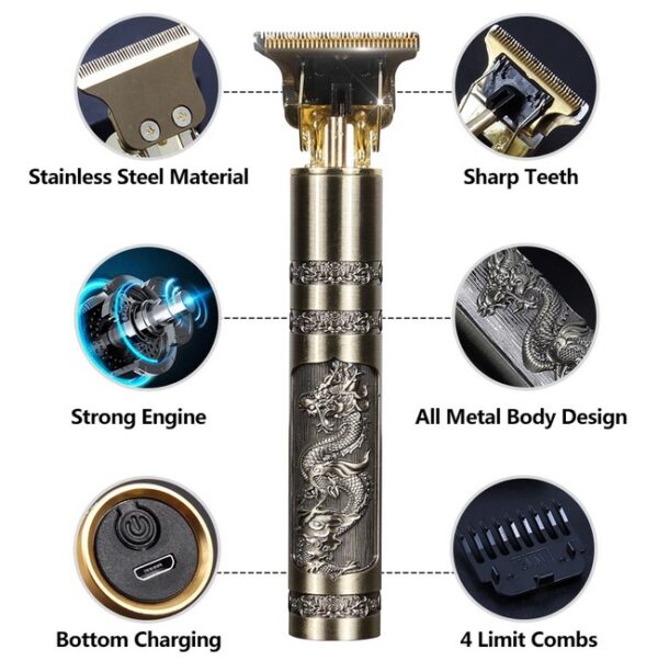 Rechargeable Men’s Shaver – Precision Blade Trimmer